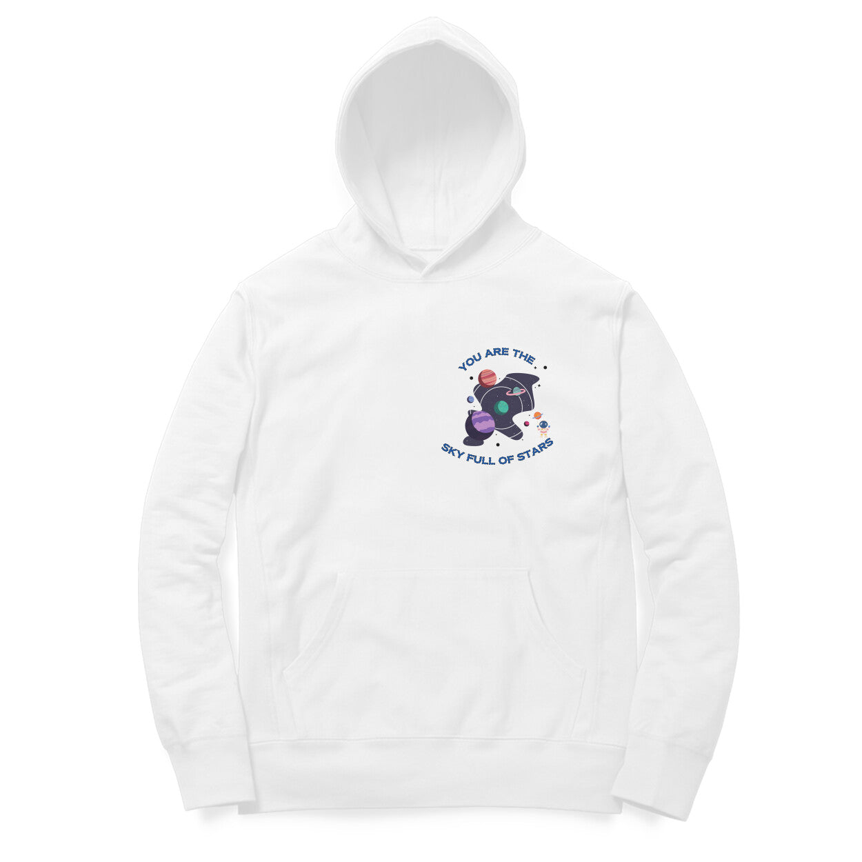 Official Coldplay oversized hoodie with album-inspired design for 2025 India tour