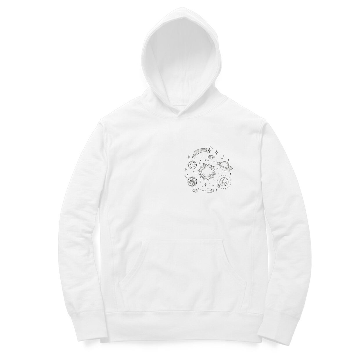 Official Coldplay oversized hoodie with album-inspired design for 2025 India tour