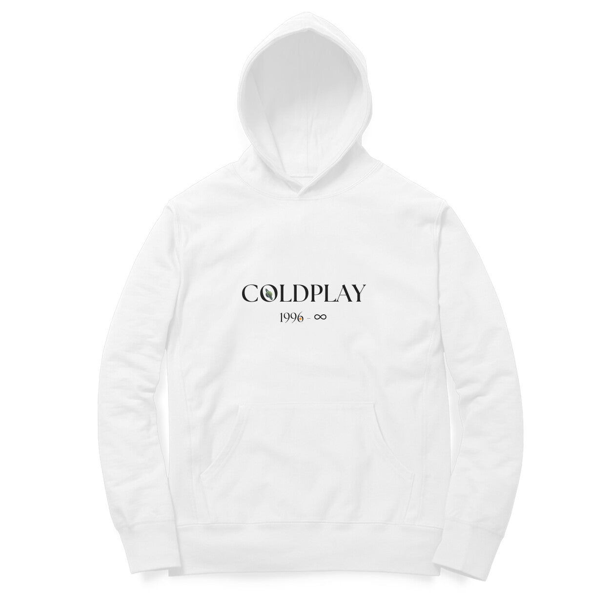 Official Coldplay oversized hoodie with album-inspired design for 2025 India tour