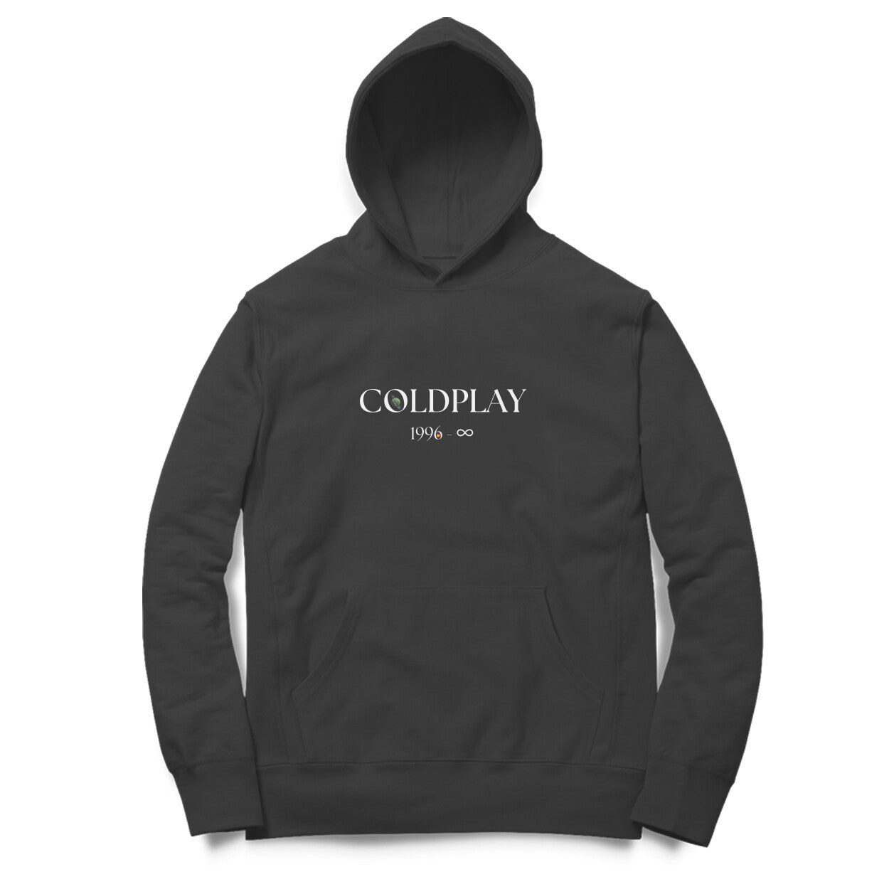 Official Coldplay oversized hoodie with album-inspired design for 2025 India tour