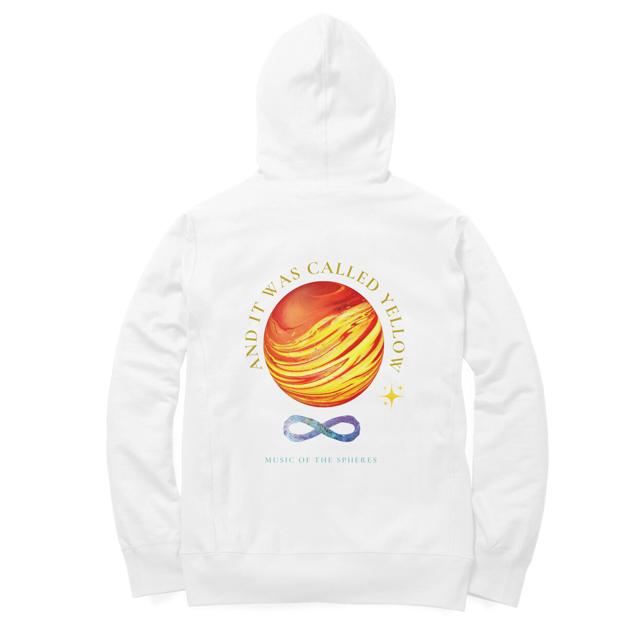 Official Coldplay oversized hoodie with album-inspired design for 2025 India tour