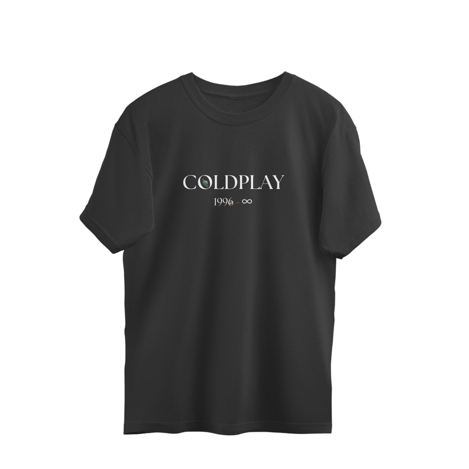 Official Coldplay oversized Tshirt with song lyrics, perfect for 2025 India concert