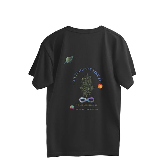 Official Coldplay Oversized Tshirt with song lyrics, perfect for 2025 India concert